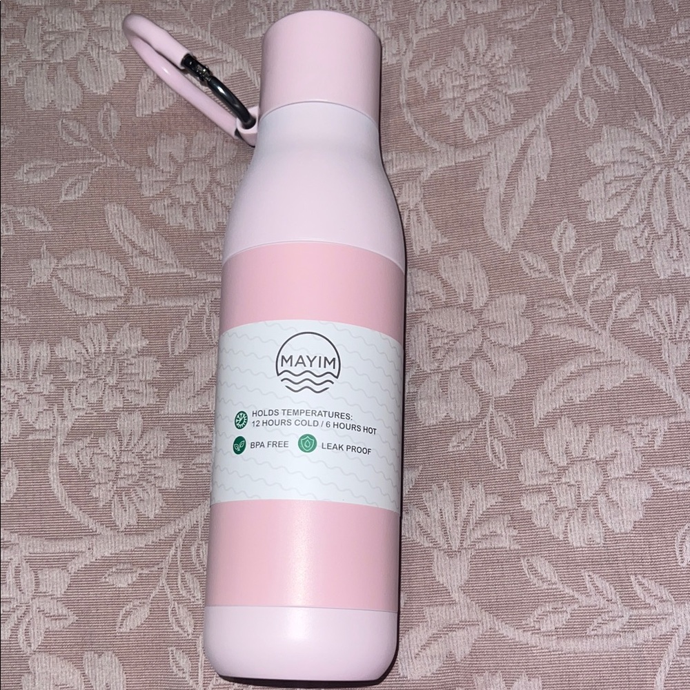 Pink Mayim Insulated the flip sip Water Bottle